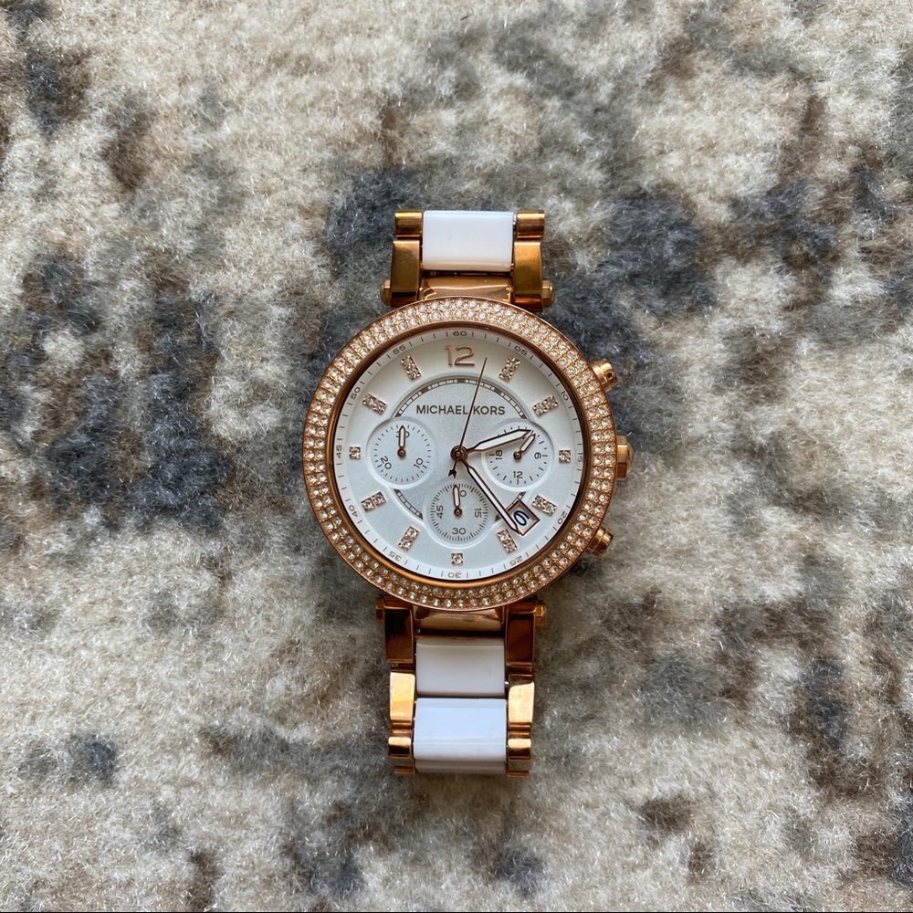 Michael Kors Watch with Crystals (Petite Sized)